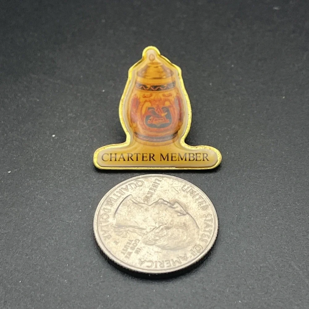 Anheuser Busch Charter Member Collector Beer Stein‎ Lapel Hat Pin A2C